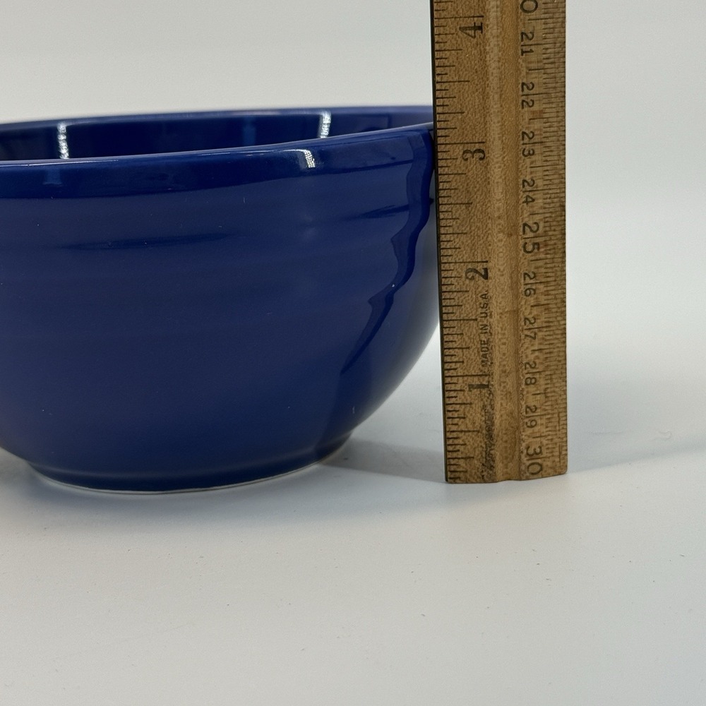 Lot of 2 PIER 1 Ironstone New Essentials Azure Cereal Bowls 5.75" Brazil RARE - Picture 10 of 12